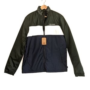 🍩VANS OFF THE WALL Zip Up Colorblock TRACK JACKET🍩